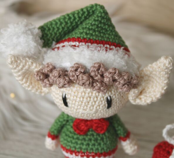 Häkelanleitung Set Weihnachten - Weihnachtsmann, Weihnachtself & Rentier