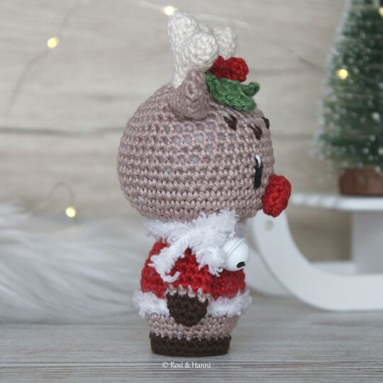 Häkelanleitung Set Weihnachten - Weihnachtsmann, Weihnachtself & Rentier