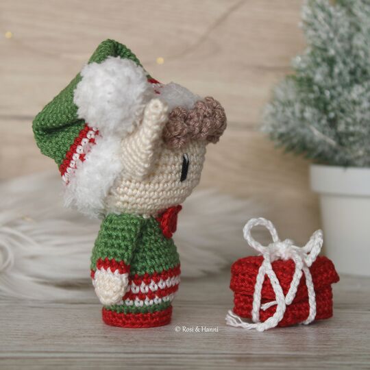 Häkelanleitung Set Weihnachten - Weihnachtsmann, Weihnachtself & Rentier