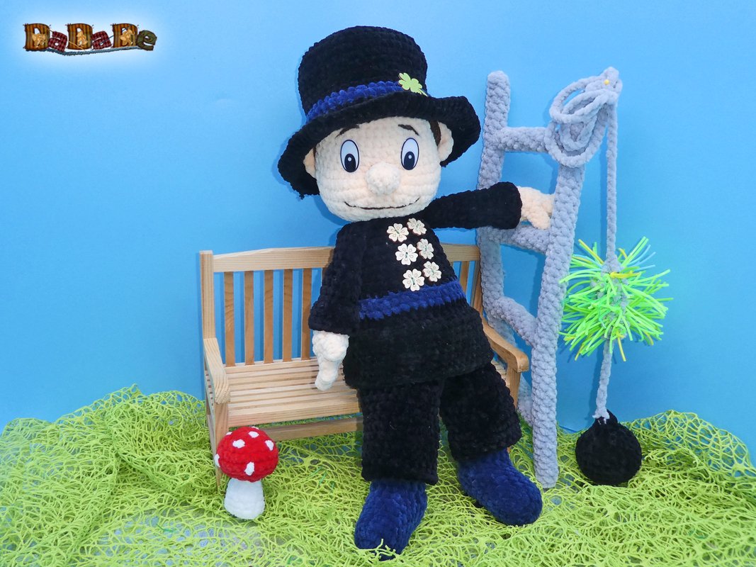 Schornsteinfeger Schorschi, Häkelanleitung von DaDaDe - Bild 2