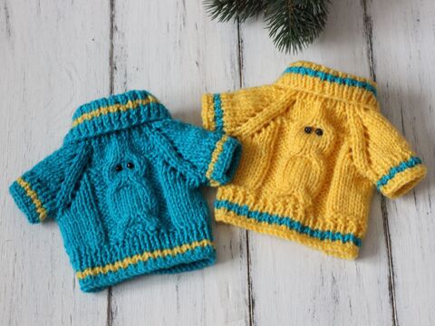 Strickanleitung für Eulenpullover