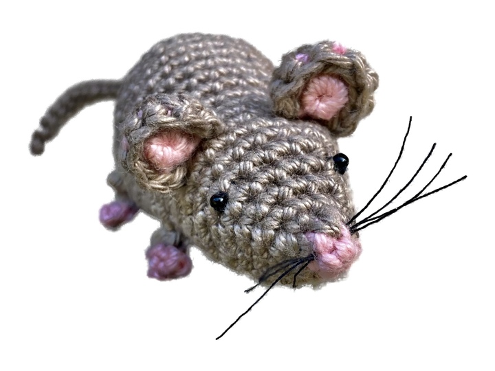 Maus Mila - Häkelanleitung