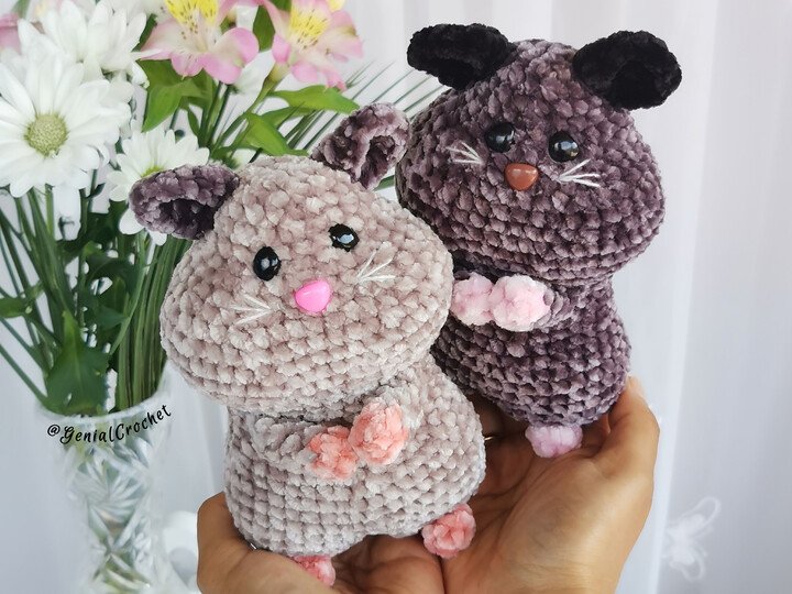 Easy Crochet Pattern - Begging Hamster Amigurumi