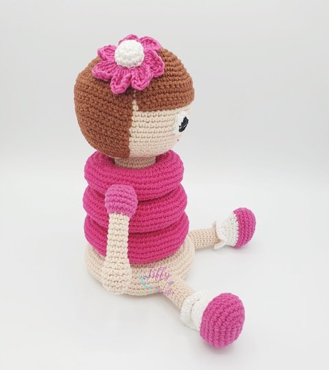 Tiffy die süße Puppe Stapelturm | Amigurumi Puppen Häkelanleitung PDF