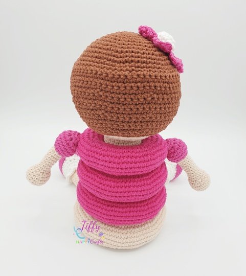 Tiffy die süße Puppe Stapelturm | Amigurumi Puppen Häkelanleitung PDF