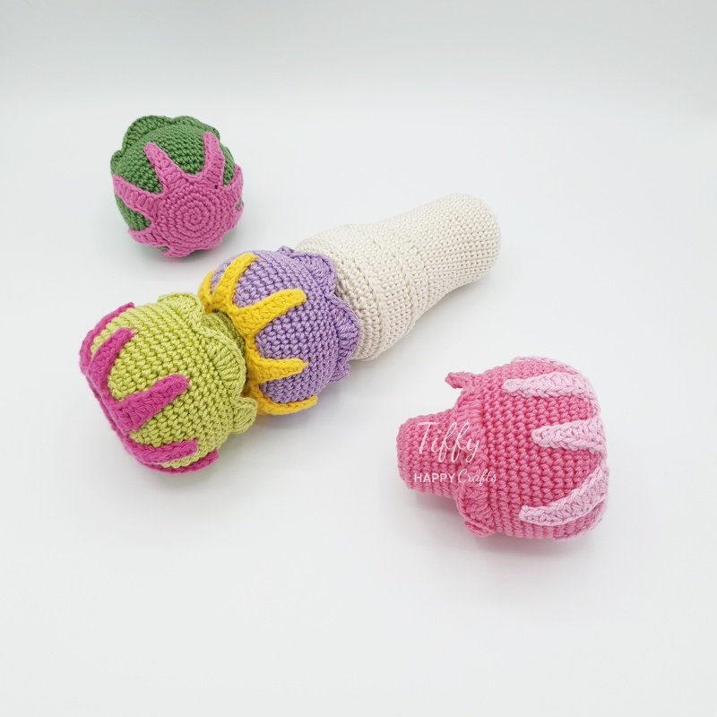 Ice Cream Cone Stacking Toy | Amigurumi Crochet Pattern PDF - Image 4