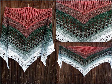 Häkelanleitung - Tuch "Xermi"