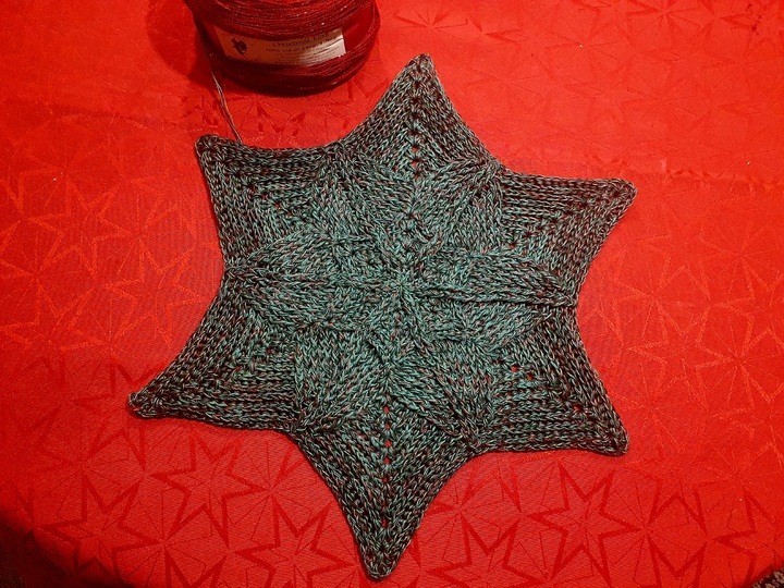 Sternendeckchen "Christmas Love" klein