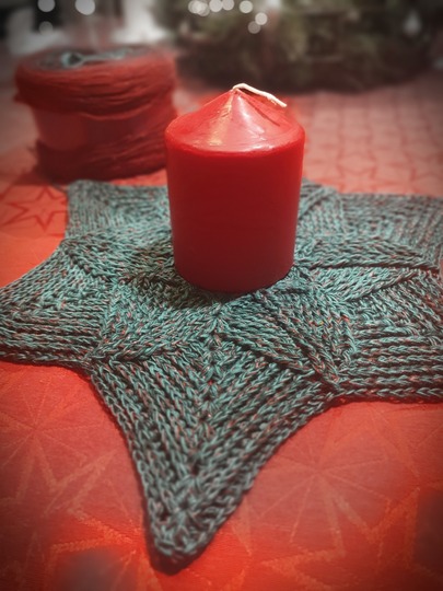 Sternendeckchen "Christmas Love" klein