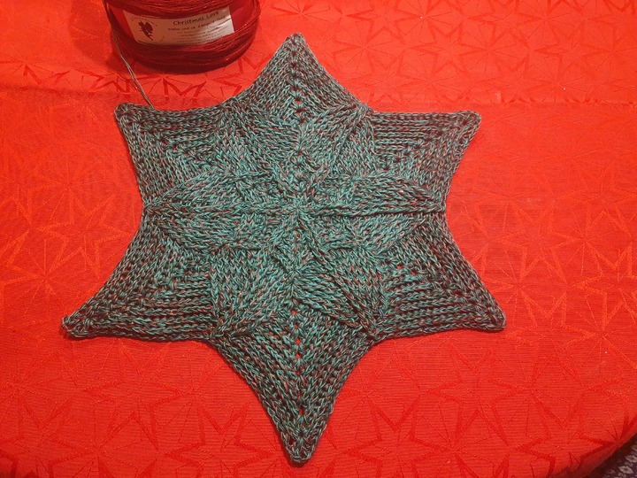 Sternendeckchen "Christmas Love" klein