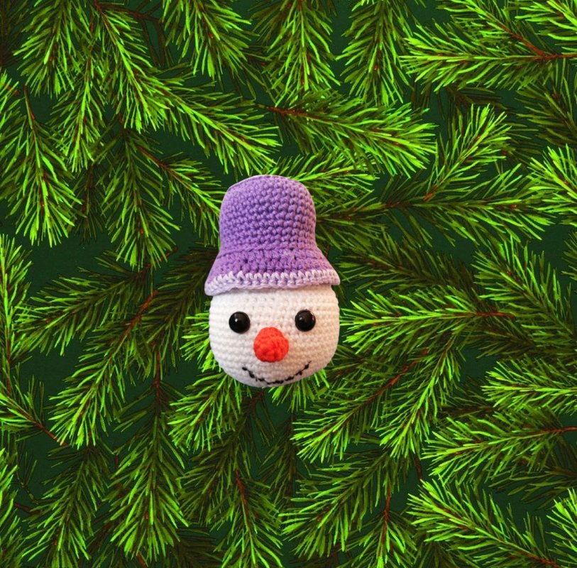 Schneemann für den Weihnachtsbaum