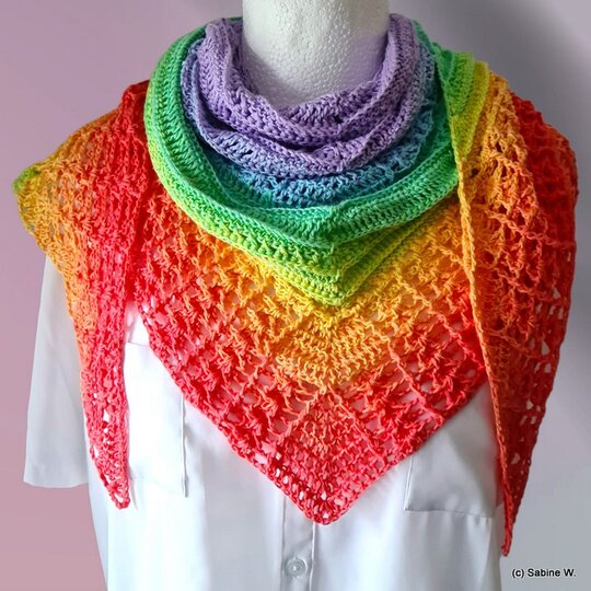 Birthday 22 - flaches Dreieckstuch in vielen Varianten