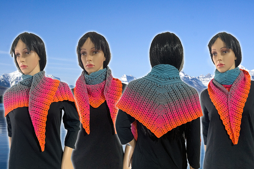 Birthday 22 - flaches Dreieckstuch in vielen Varianten