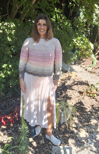 Pullover Elegancia, Häkelanleitung
