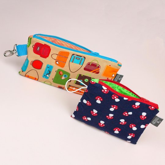 Täschchen "Luna" (Nähanleitung und Schnittmuster in 2 Größen)