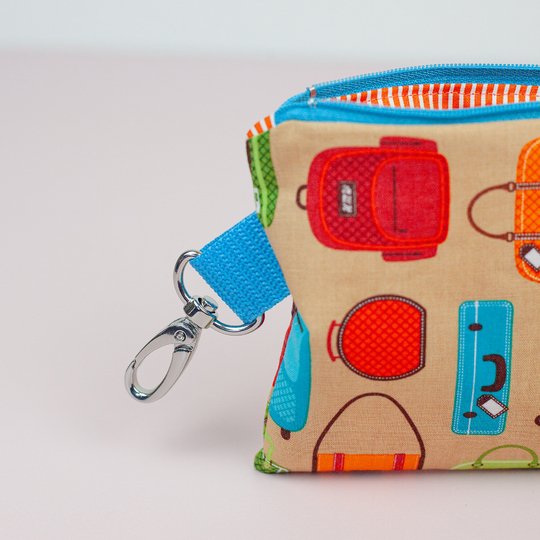 Täschchen "Luna" (Nähanleitung und Schnittmuster in 2 Größen)