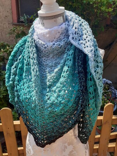 Dreieckstuch "dream of summer" Häkelanleitung