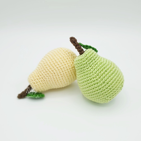 The Perfect PEAR | Amigurumi Fruit Crochet Pattern PDF