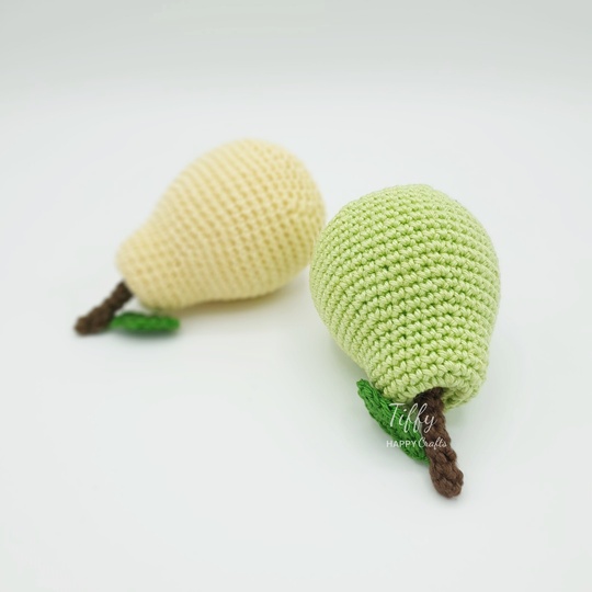 The Perfect PEAR | Amigurumi Fruit Crochet Pattern PDF