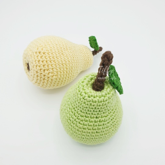 The Perfect PEAR | Amigurumi Fruit Crochet Pattern PDF