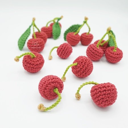 The Perfect Cherry | Amigurumi Fruit Crochet Pattern PDF