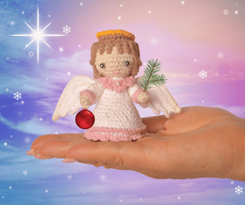 Three Christmas Angels. Amigurumi Angels. Crochet pattern - Image 3