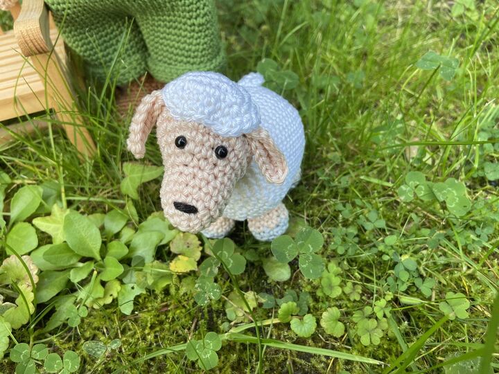 Häkelanleitung - Bauer Bertram und seine Tiere