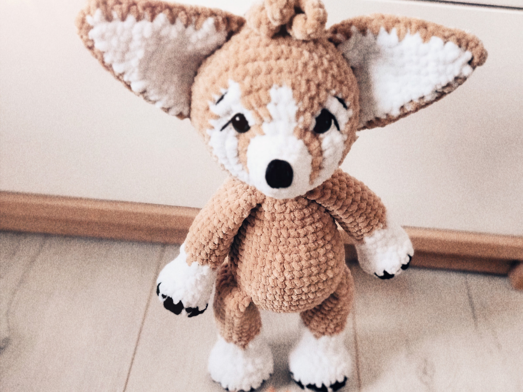 Häkelanleitung Fennek "Finnley" | Amigurumi | Häkeltier | Sprache: Deutsch