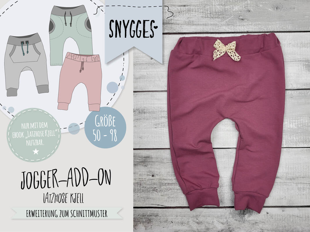 AddOn für Latzhose "KJELL" - Jogger-Erweiterung