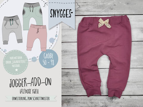 AddOn für Latzhose "KJELL" - Jogger-Erweiterung