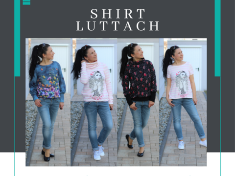 Ebook Shirt LUTTACH Gr. XS-XXL