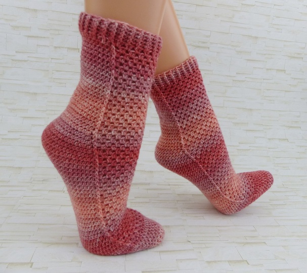 EasySoks18 Häkelanleitung für Socken die leicht & schnell gehäkelt sind