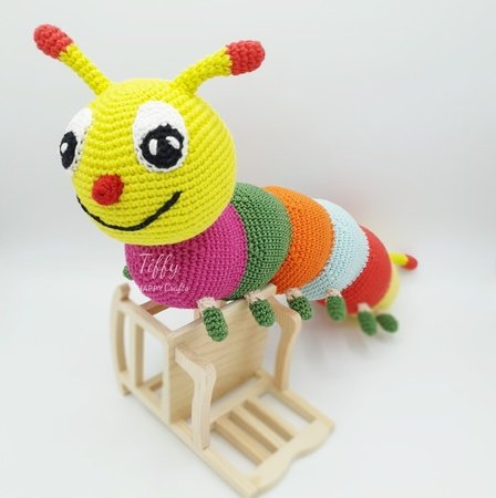 Simple Cute Caterpillar | Amigurumi Caterpillar Crochet Pattern PDF