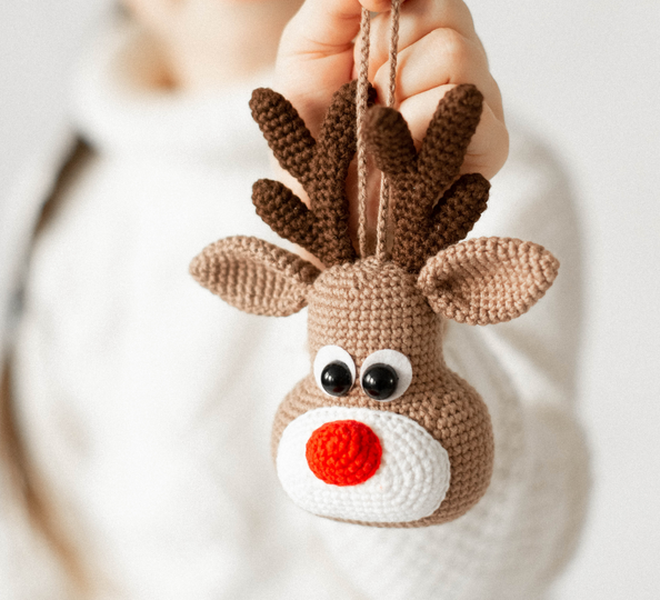 Christmas ornament tree's toy Rudolph