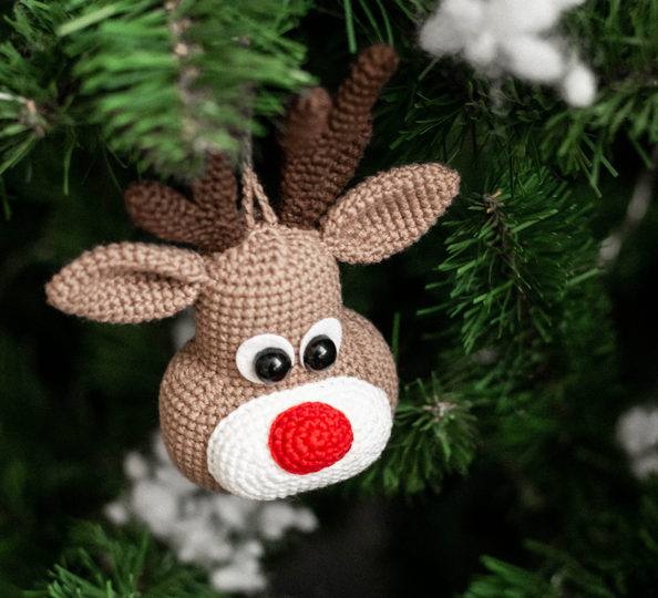 Christmas ornament tree's toy Rudolph