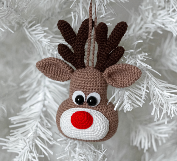 Christmas ornament tree's toy Rudolph