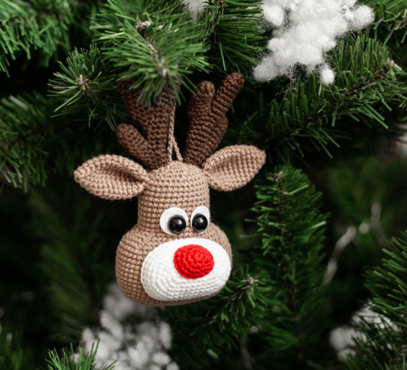 Christmas ornament tree's toy Rudolph