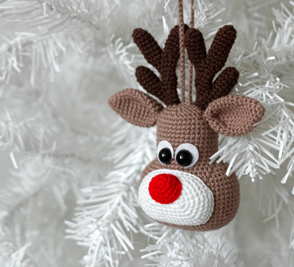 Christmas ornament tree's toy Rudolph