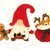 Christmas Gnome 3 crochet pattern applique