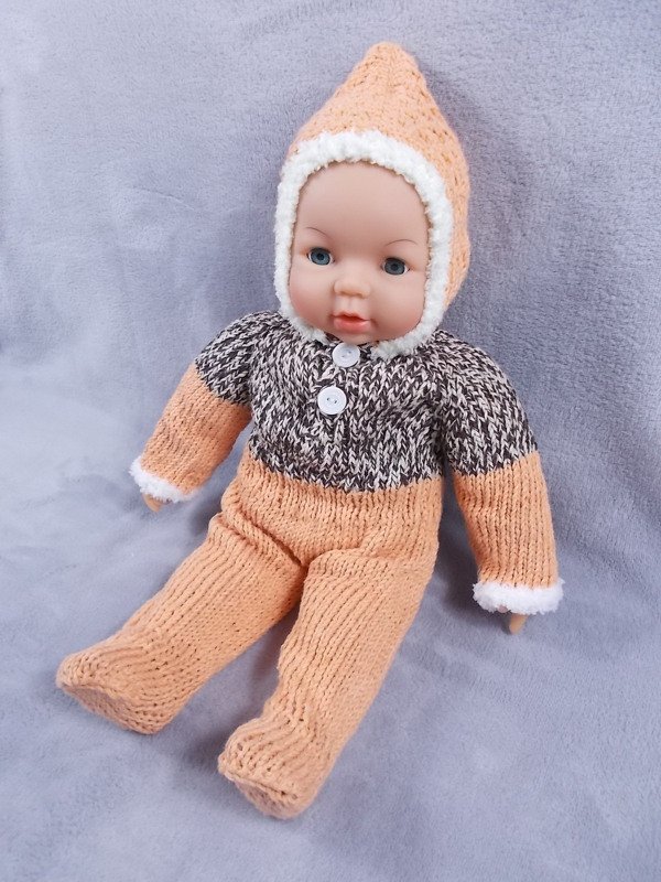 Overall für Puppen in 3 Größen - Strickanleitung - Bild 2