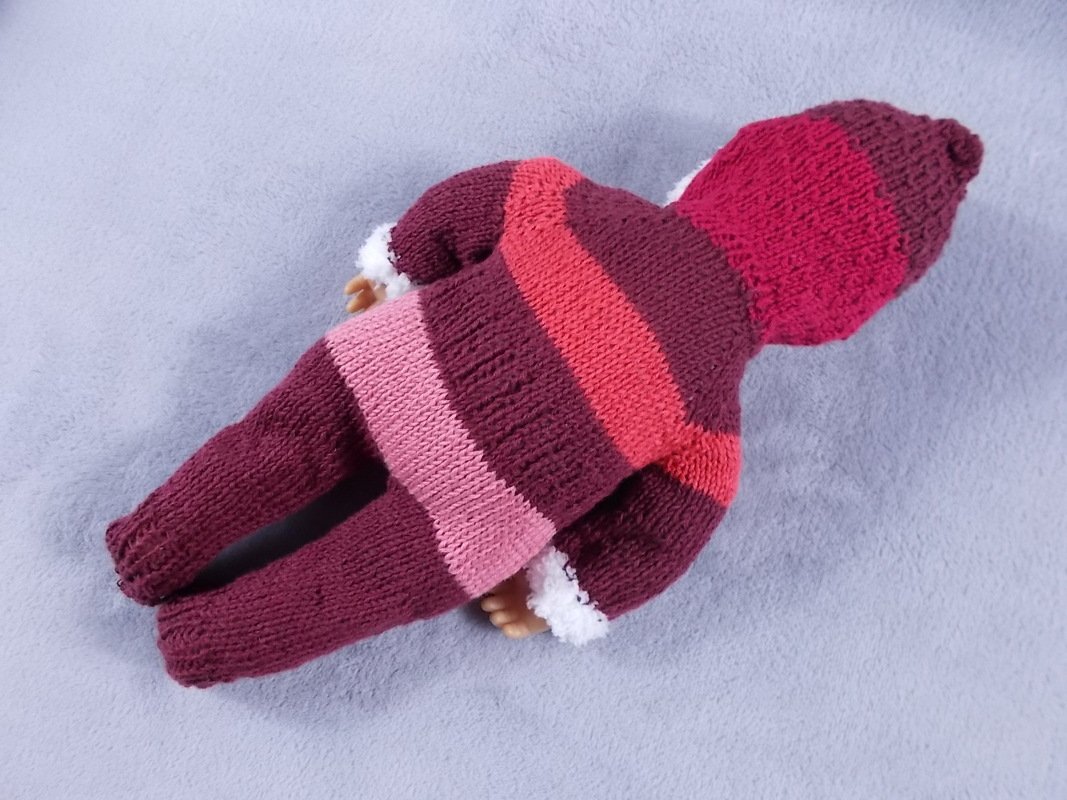 Overall für Puppen in 3 Größen - Strickanleitung