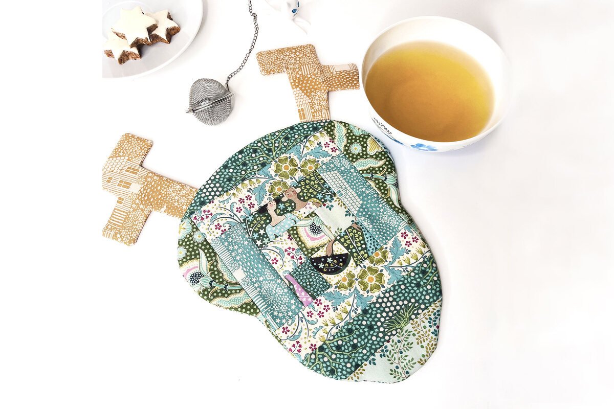 Elch Mug Rug, Untersetzer für Tee und Snacks