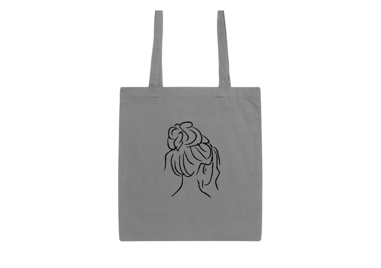 Stickdatei Frau, 10x10 und 13x18, Kopf, Dutt, Haare