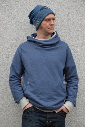 Hoodie Herren – E-Book Schnittmuster Gr. XS-4XL – sein Manuc #134