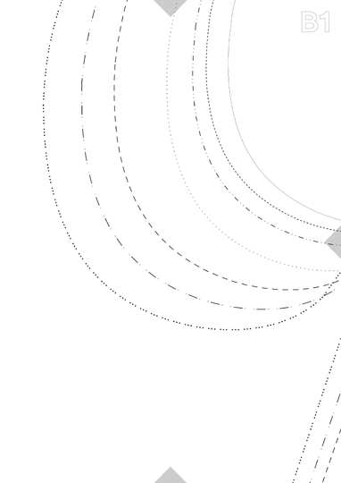 Sewing pattern skirt in midi length, XS-XXXL, Easy with video tutorial
