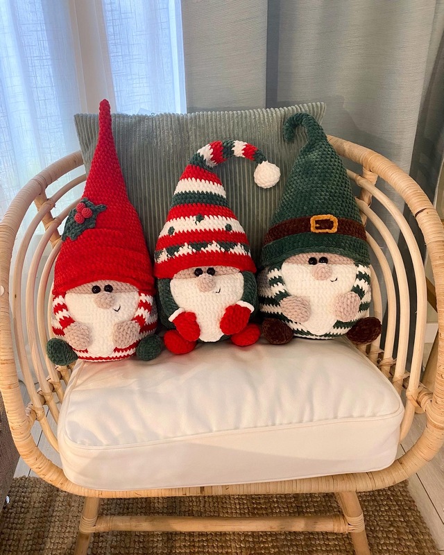 Christmas Gnome easy crochet plush pattern (PDF file) - Image 5