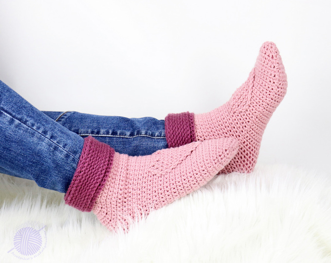 3 PDFs-Sparset: Mütze + Socken + Handschuhe mit dem Herz