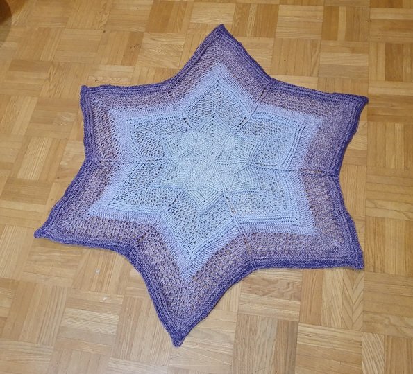 Erweiterung zum Sternendeckchen "Christmas Love" - mittelgroß und XL Vergrö