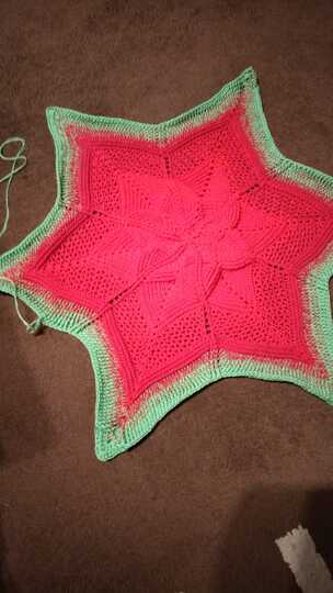 Erweiterung zum Sternendeckchen "Christmas Love" - mittelgroß und XL Vergrö