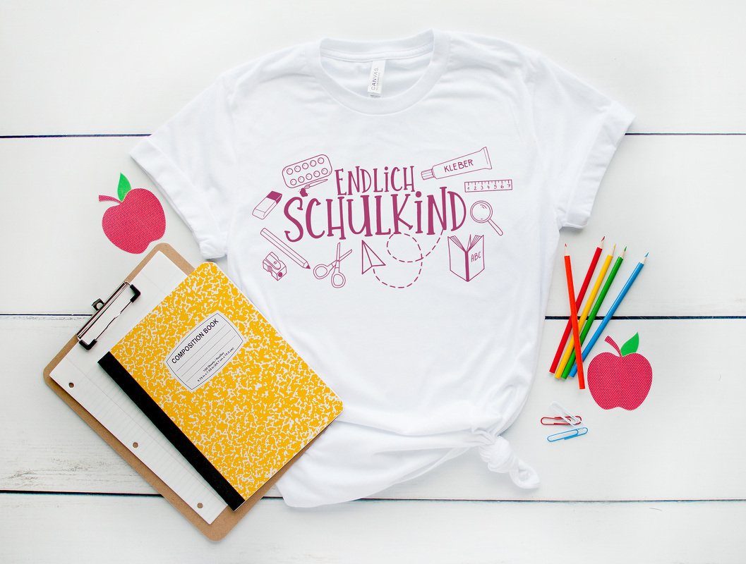 Plotterdatei Endlich Schulkind